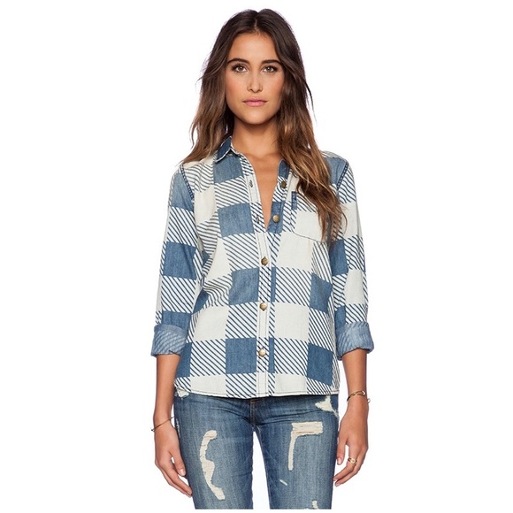 Current Elliott Slim Boy Shirt (Discovery Plaid) - Picture 1 of 5